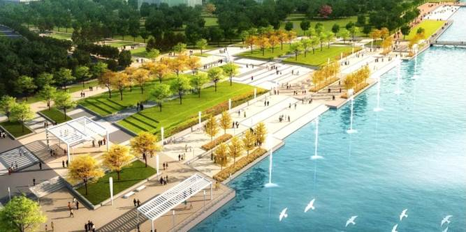 樺川縣松花江沿江景觀帶規(guī)劃設計項目_